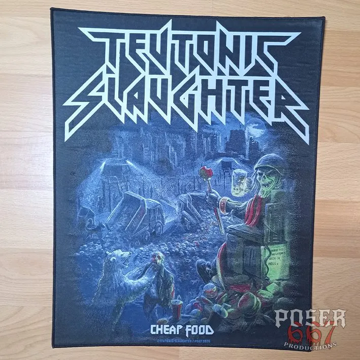 poser667-teutonic-slaughter-cheap-food-backpatch-36-cm image 1