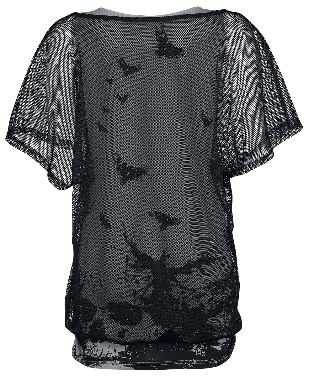 black-premium-by-emp-t-shirt-damen-double-layer-transparent image 3