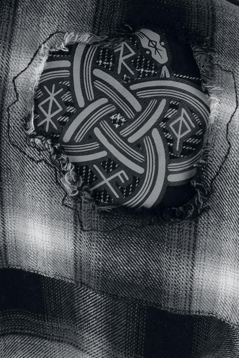black-premium-by-emp-pagan-roots-oversized-flanellhemd-xl-schwarz image 5