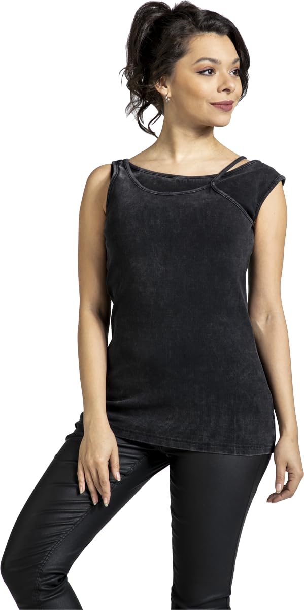red-by-emp-basic-damen-top-schwarz image 2
