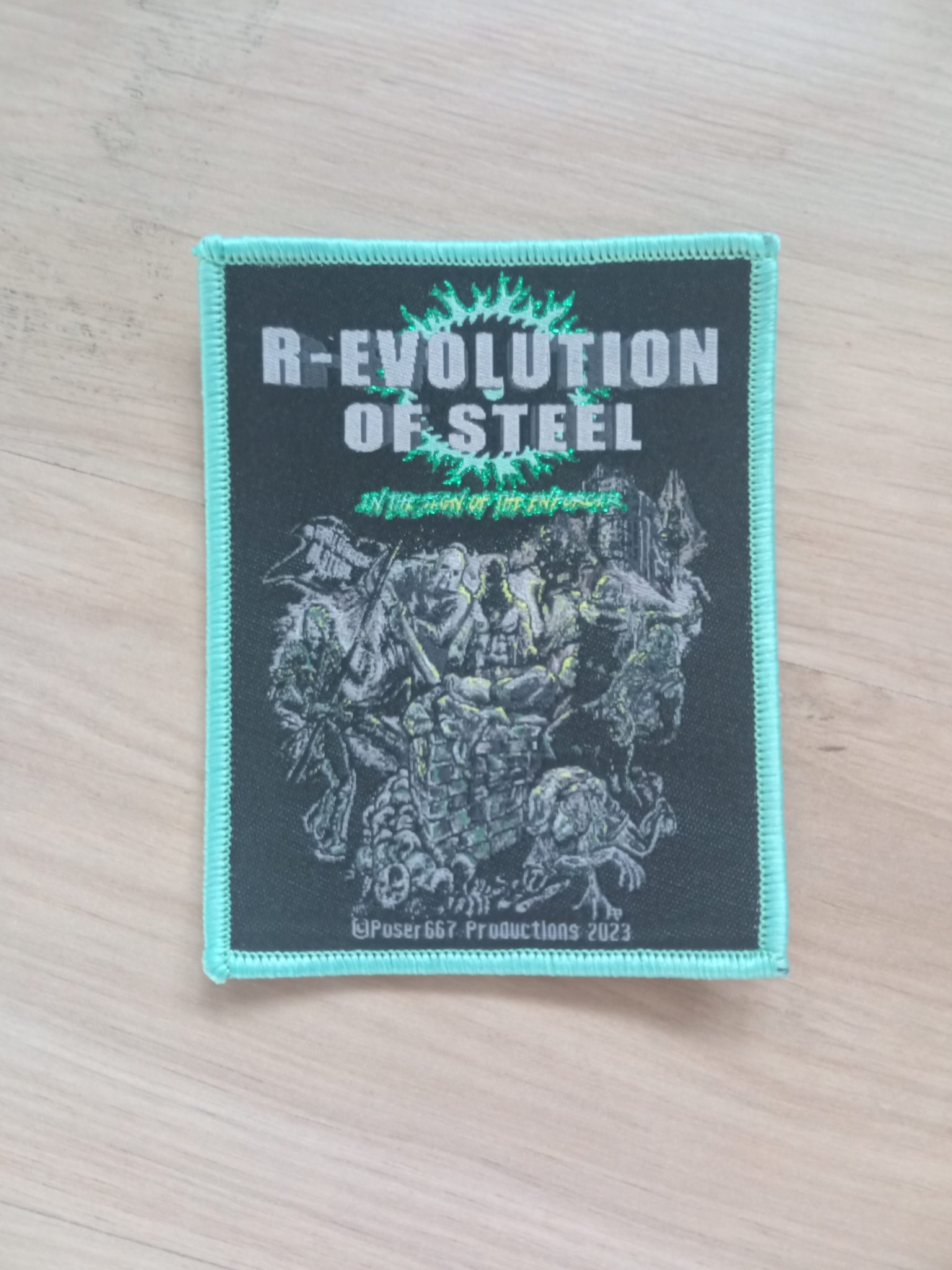 r-evolution-of-steel-enforcer-patch-mint-10-cm image 2