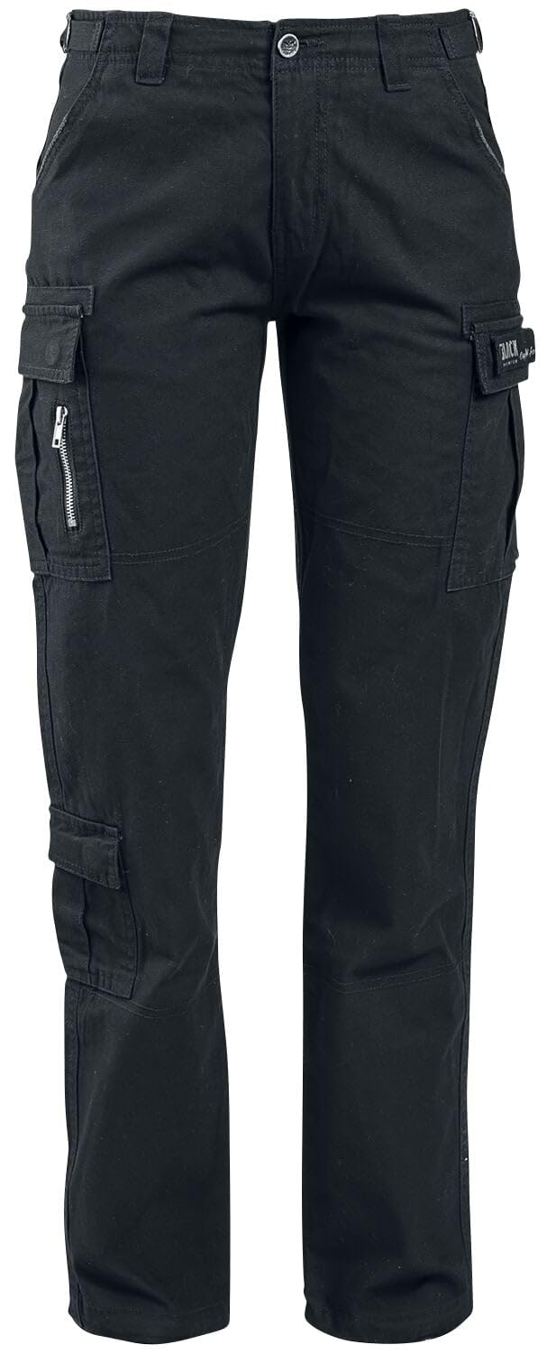 black-premium-by-emp-hosen-cargohose-schwarz-30w-34l-taschen image 1