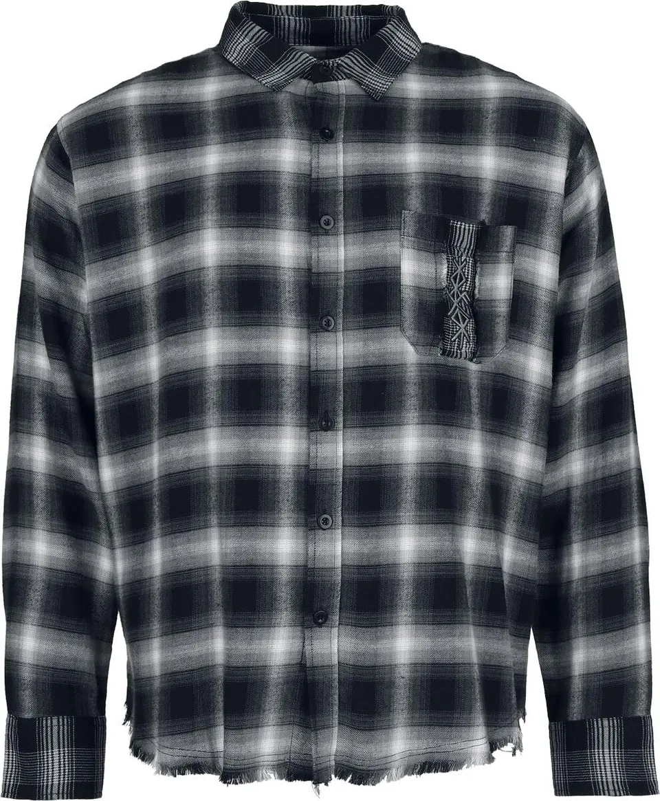 black-premium-by-emp-pagan-roots-oversized-flanellhemd-xl-schwarz image 1