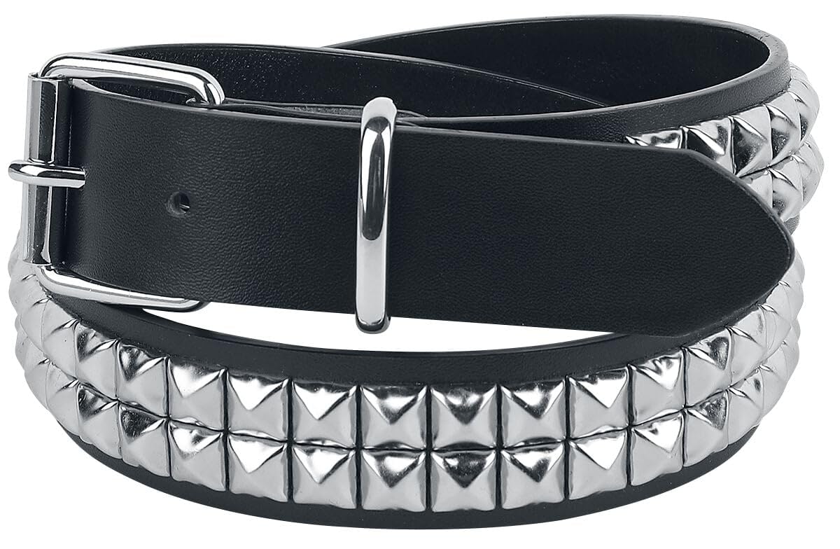 black-premium-by-emp-zweireihiger-nieteng-rtel-g-rtel-85-schwarz image 1