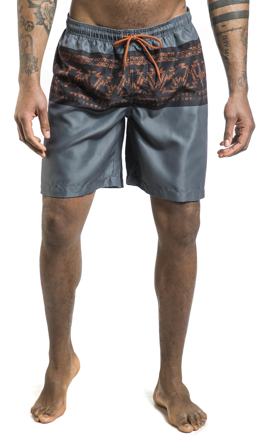 red-by-emp-badeshorts-herren-grau-gr-e-s-muster image 2