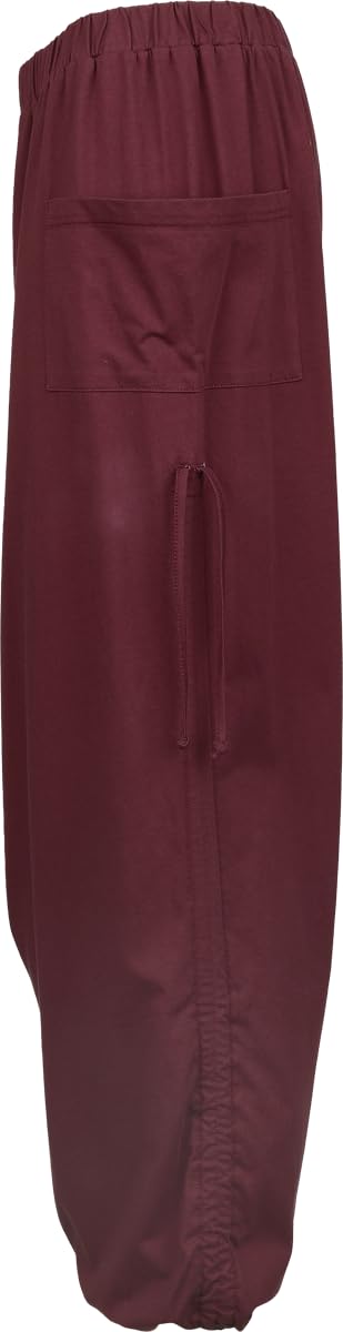 red-by-emp-hosen-damen-stoffhose-weinrot-mit-zugb-ndern image 4