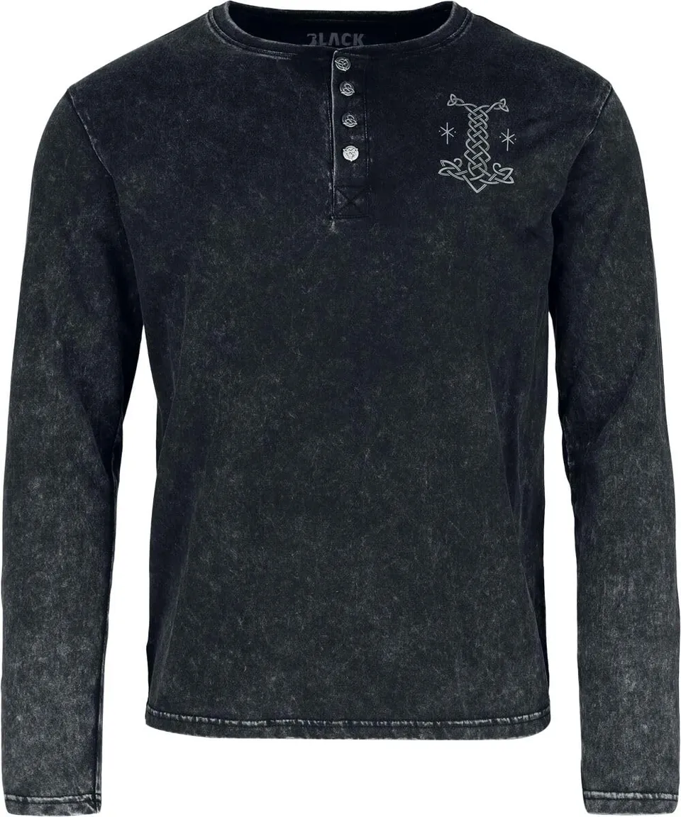 black-premium-by-emp-langarmshirt-schwarz-knopfleiste-xxl image 1