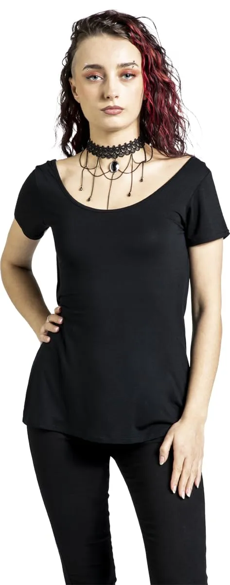 black-premium-by-emp-t-shirt-netzr-cken-damen-schwarz-m image 1