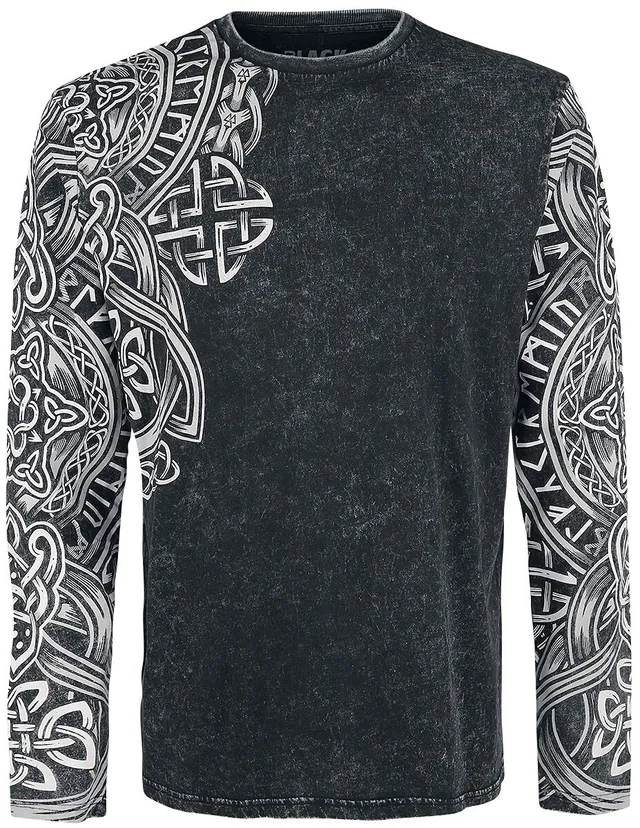 black-premium-by-emp-longsleeves-schwarzes-langarmshirt-l image 1