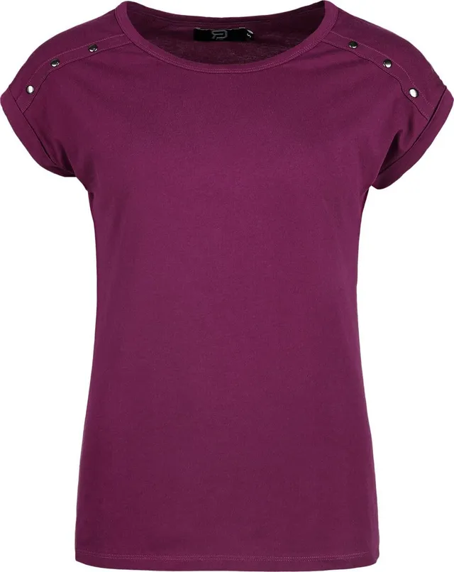 red-by-emp-damen-t-shirt-lila-mit-nieten image 1