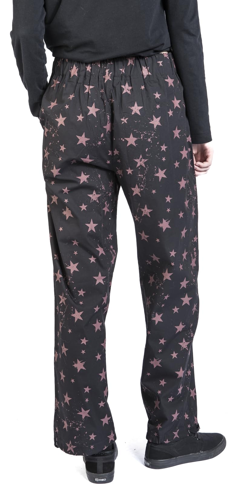 red-by-emp-stoffhose-damen-schwarz-sterne-print-s-taschen image 6