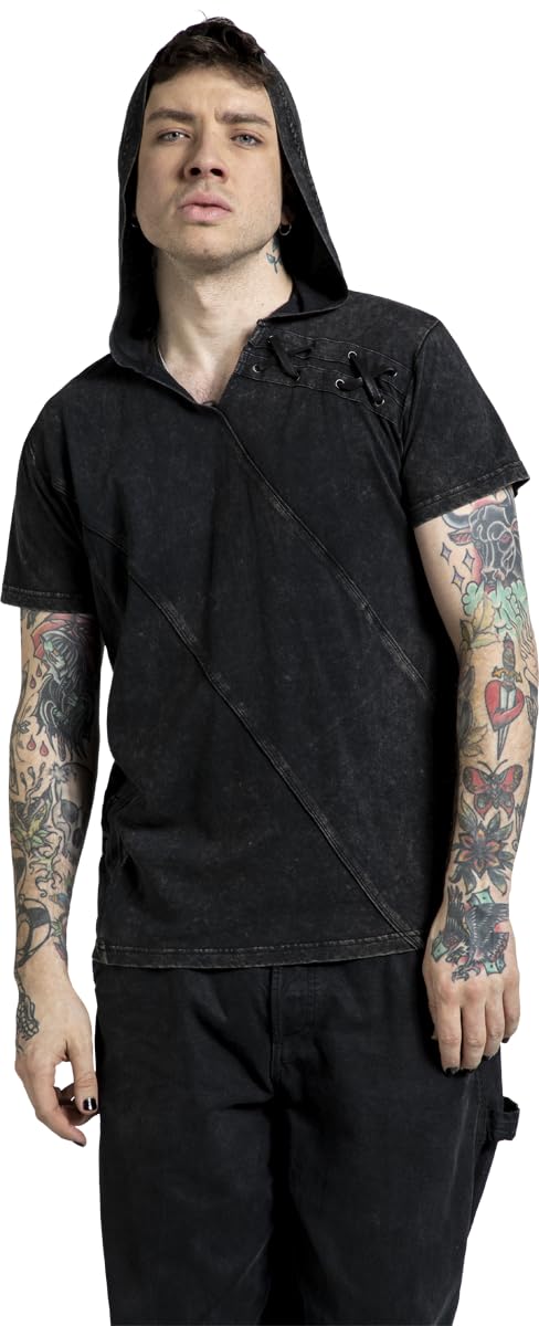 black-premium-by-emp-essential-kapuzenshirt-schn-rung-herren-schwarz image 6