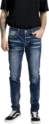 red-by-emp-hosen-herren-skinny-fit-jeans-blau-32w-32l image 8