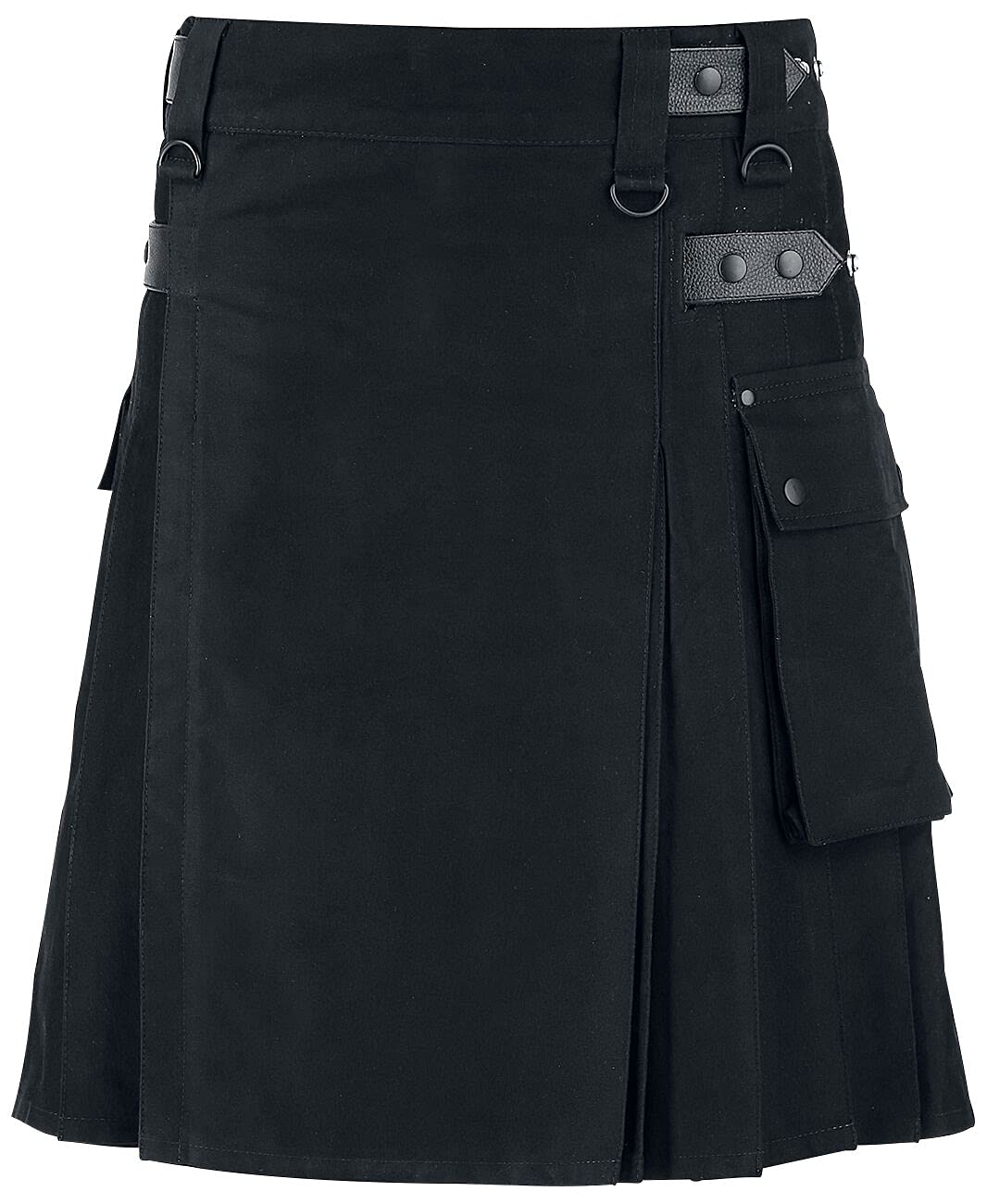 black-premium-by-emp-kilt-herren-l-schwarz-mit-tasche image 1