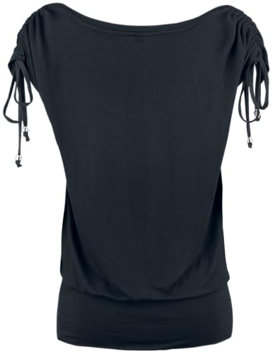 black-premium-t-shirts-t-shirt-schwarz-s-geschn-rte-rmel image 8