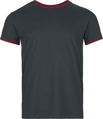 red-by-emp-herren-t-shirt-schwarz-basic-rote-highlights image 5