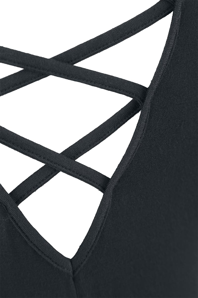 black-premium-by-emp-kleid-mit-schn-rung-damen-schwarz-l image 4