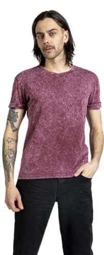 black-premium-by-emp-t-shirt-rot-herren-xxl-mit-waschung image 7