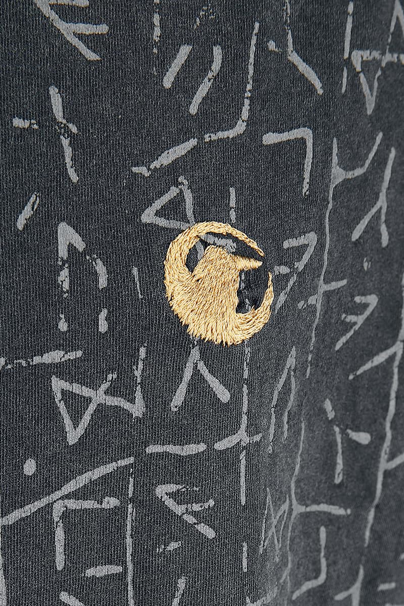 black-premium-by-emp-t-shirts-graues-rabenprint-t-shirt image 4