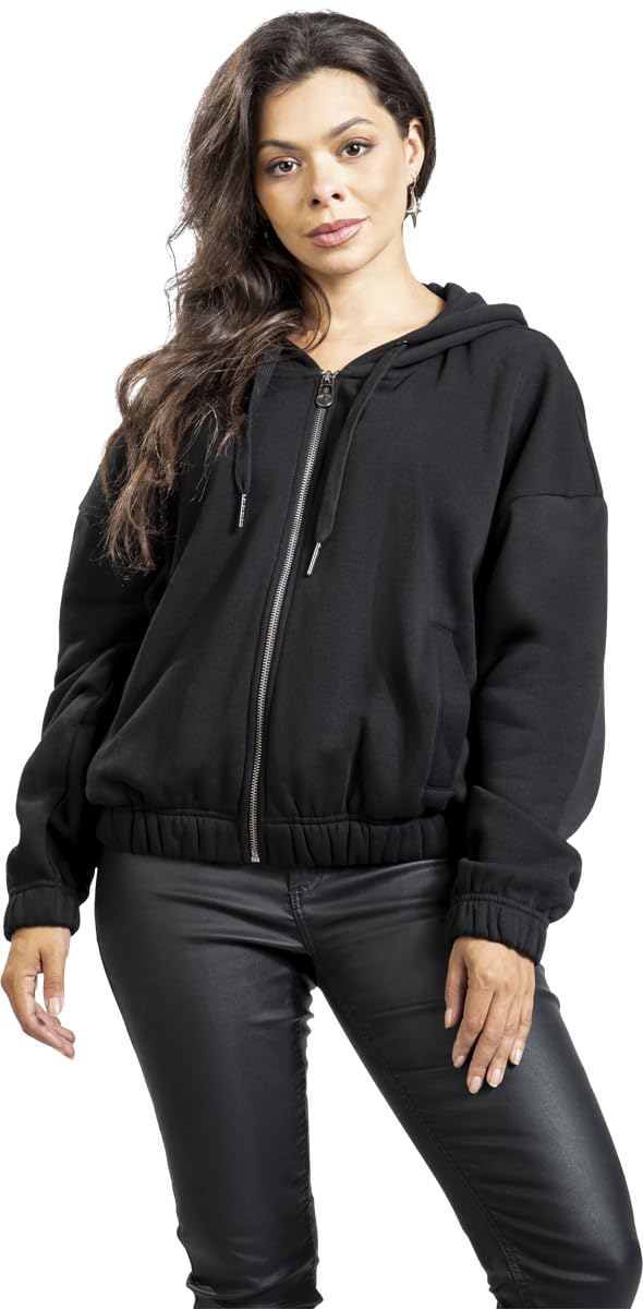 black-premium-by-emp-kapuzenjacke-damen-schwarz-gr-m image 1