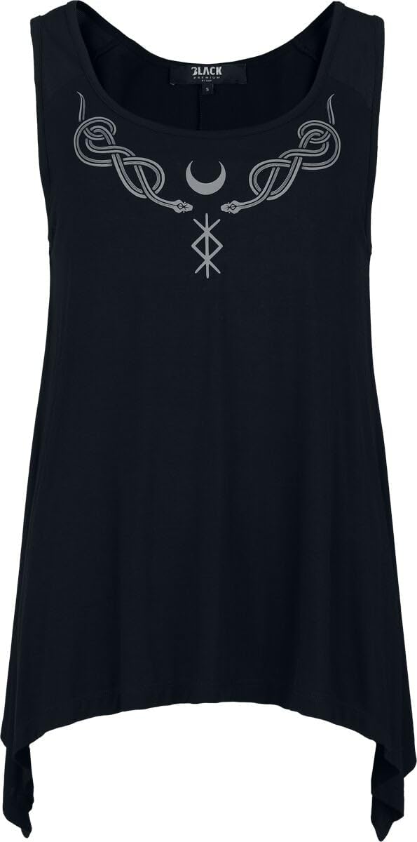 black-premium-by-emp-top-celtic-snake-print-schwarz-damen image 1