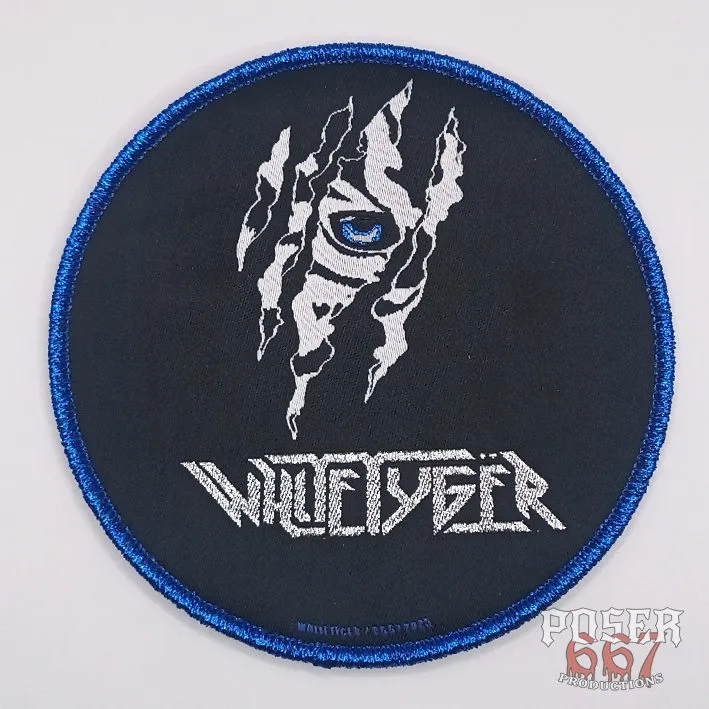 white-tyger-patch-aufn-her-rund-schwarzer-rand image 1