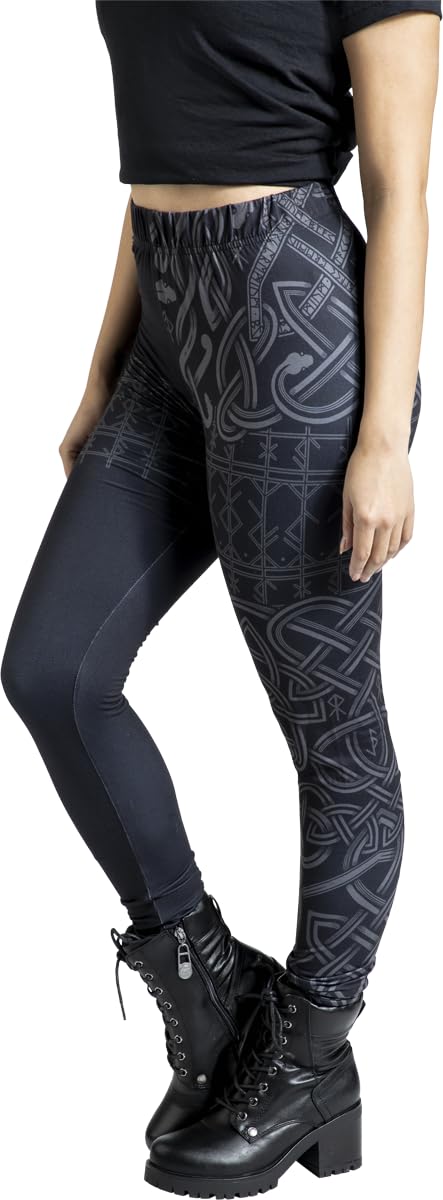 black-premium-by-emp-leggings-mit-print-schwarz-damen-gr-l image 2