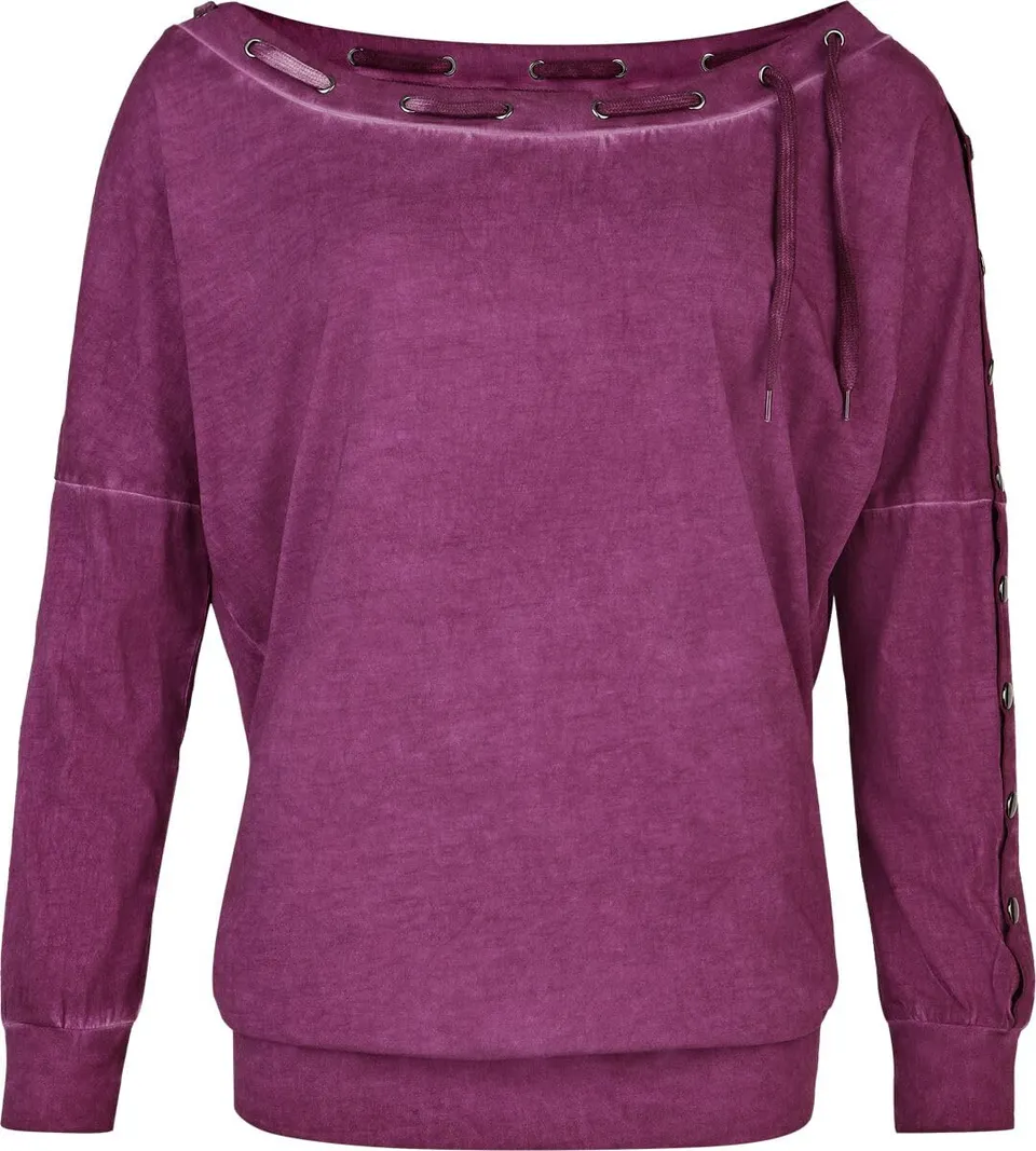 red-by-emp-fast-and-loose-langarmshirt-lila-gr-e-m image 1