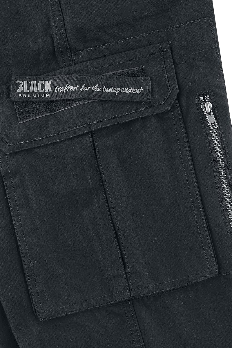 black-premium-army-vintage-cargohose-herren-schwarz-3-4 image 5