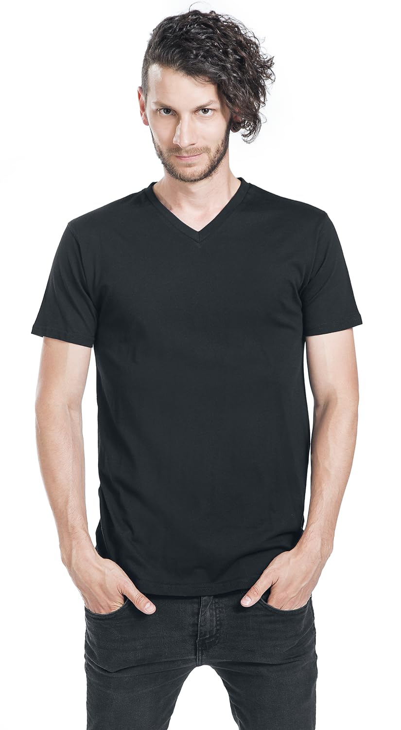 red-by-emp-basic-t-shirts-herren-schwarz-doppelpack-baumwolle image 2