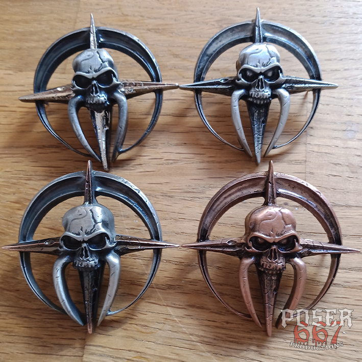 warpath-skull-3d-pin-metallpin-5-cm-antik-silber image 2