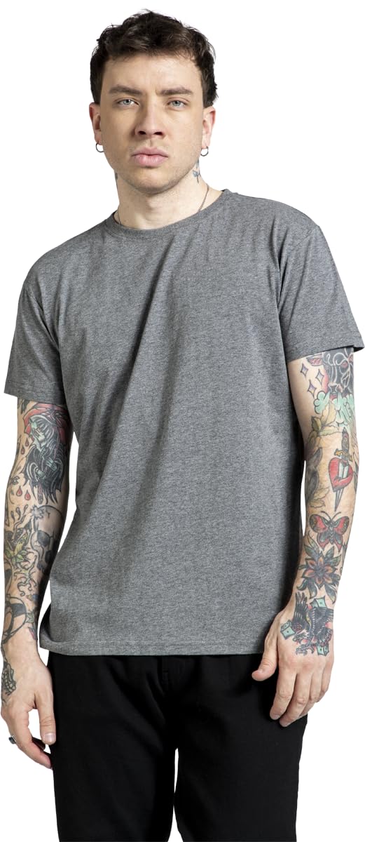 red-by-emp-herren-basic-t-shirt-schwarz-dunkelgrau image 6