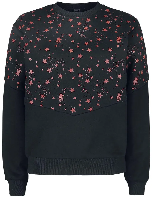red-by-emp-sweatshirt-schwarz-sterne-damen-rockwear image 1