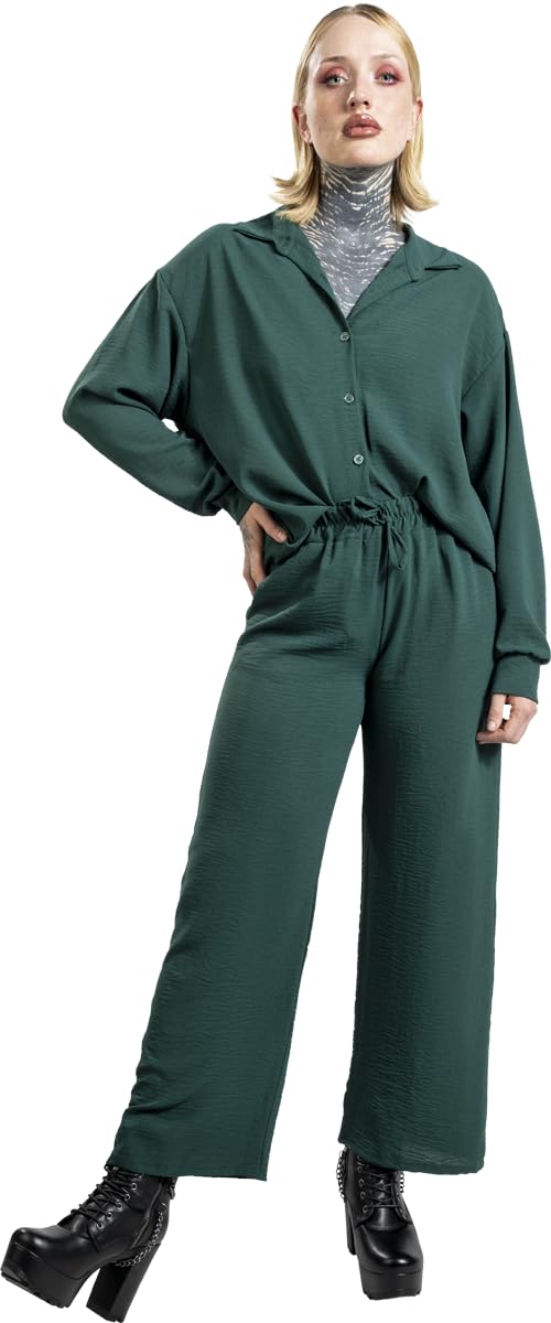 red-by-emp-basic-bluse-damen-khaki-hemd image 2