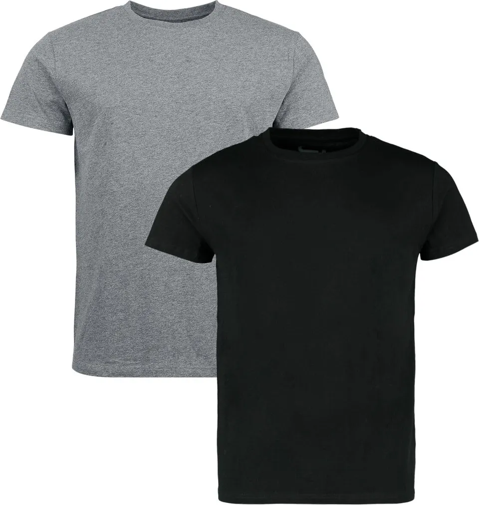 red-by-emp-herren-basic-t-shirt-schwarz-dunkelgrau image 1
