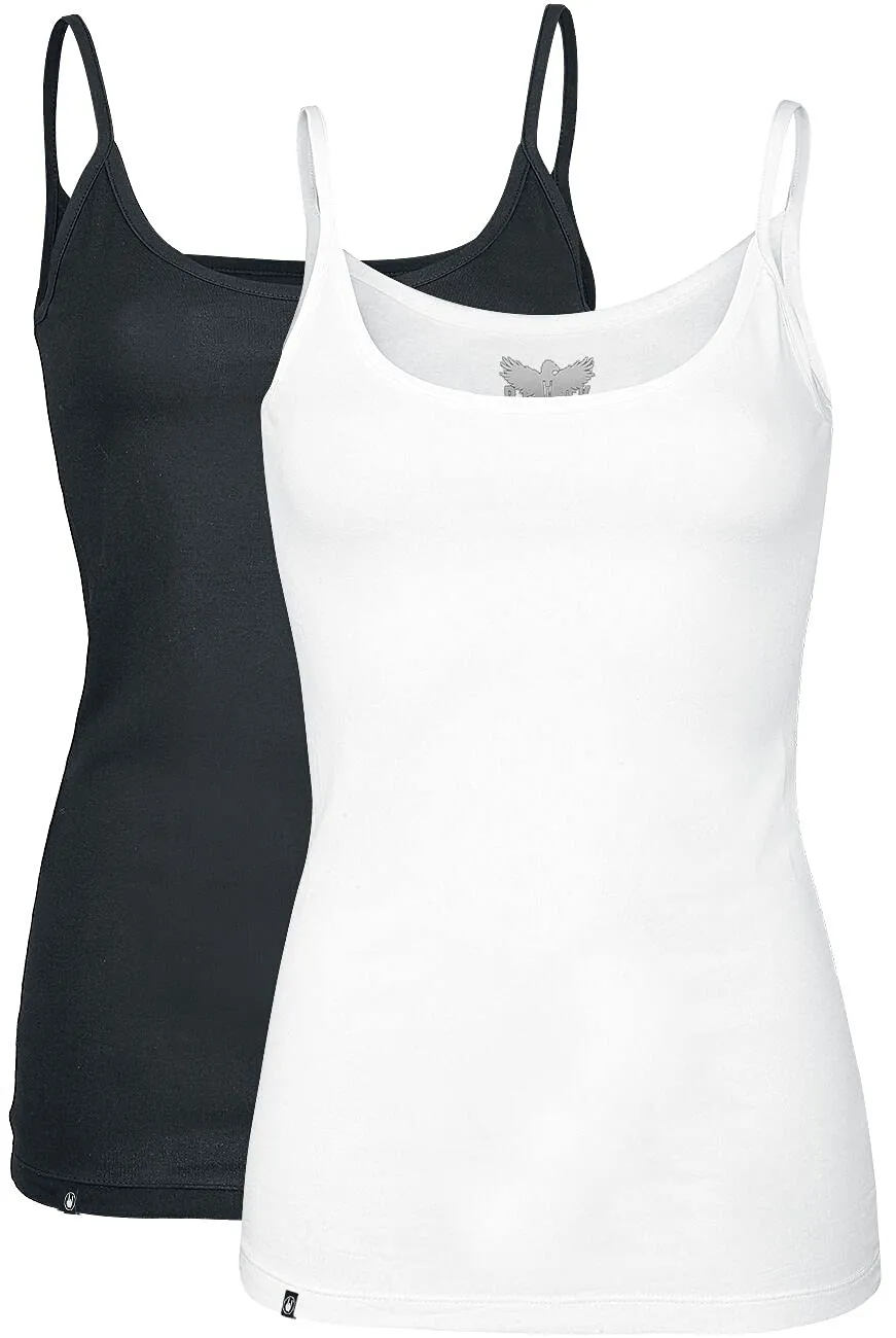 black-premium-by-emp-tops-2er-schwarz-wei-d-nne-tr-ger image 1