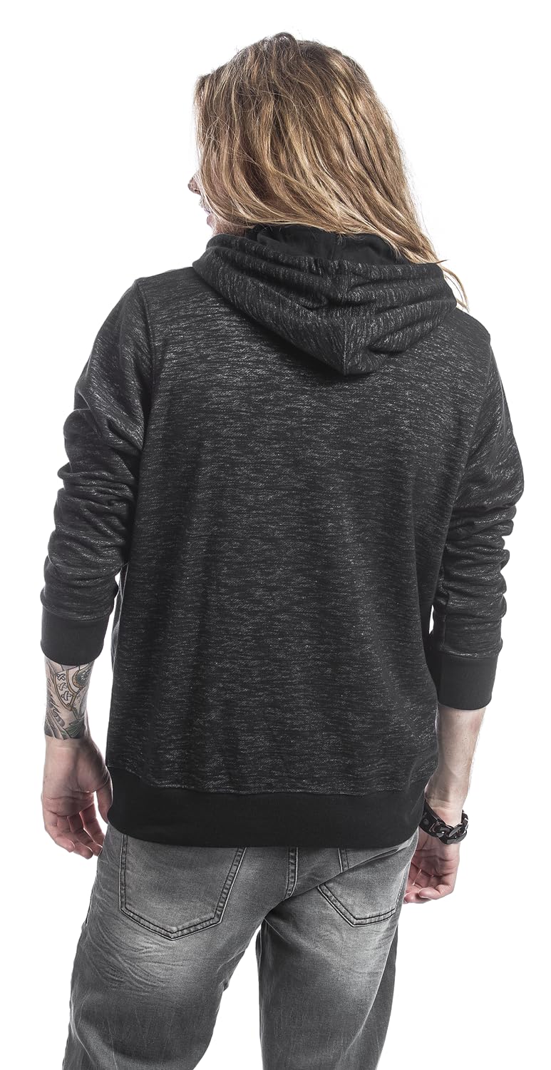 black-premium-kapuzenjacke-herren-sweatjacke-dunkelgrau-gr-s image 2