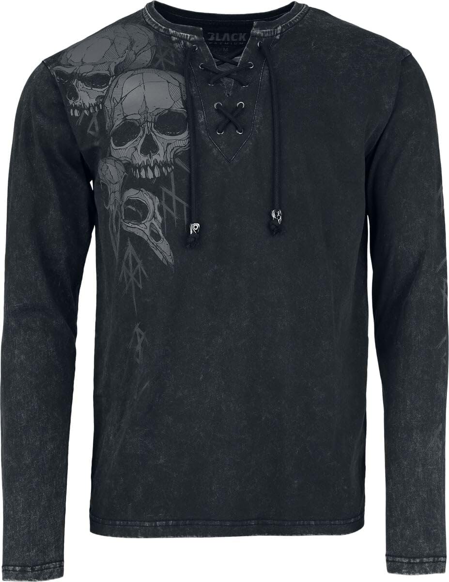 black-premium-beaks-claws-skulls-longsleeve-schwarz-gr-l image 1