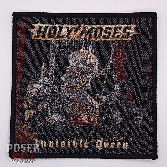 holy-moses-invisible-queen-patch-9x9-schwarzer-rand image 2