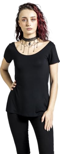 black-premium-by-emp-t-shirt-netzr-cken-damen-schwarz-m image 7