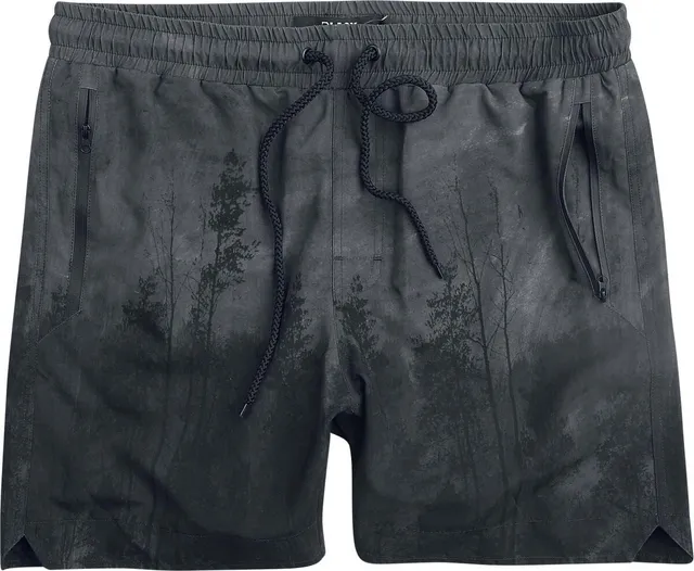 black-premium-rooted-in-reverence-badeshort-schwarz-l image 1