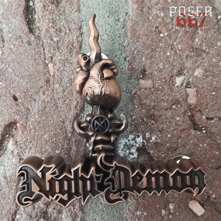 night-demon-kill-the-pain-3d-pin-anstecker-antik-silber image 3