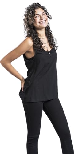red-by-emp-top-damen-schwarz-rundhals-gr-m-baumwolle image 6