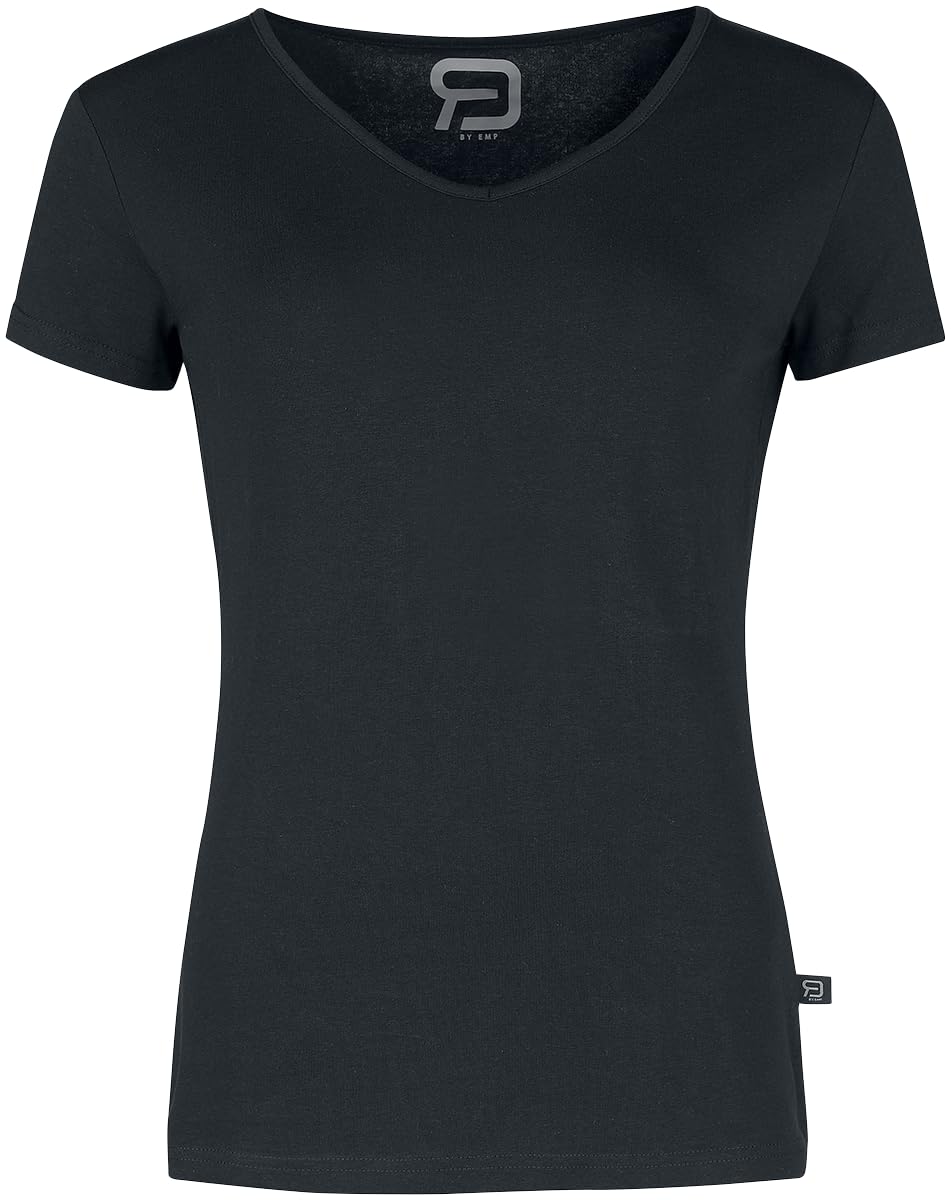 red-by-emp-t-shirts-v-ausschnitt-schwarz-doppelpack image 2
