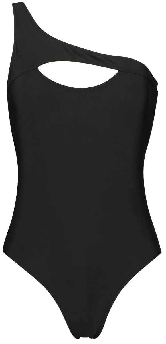 black-premium-by-emp-schwarzer-badeanzug-asymmetrisch-m image 1