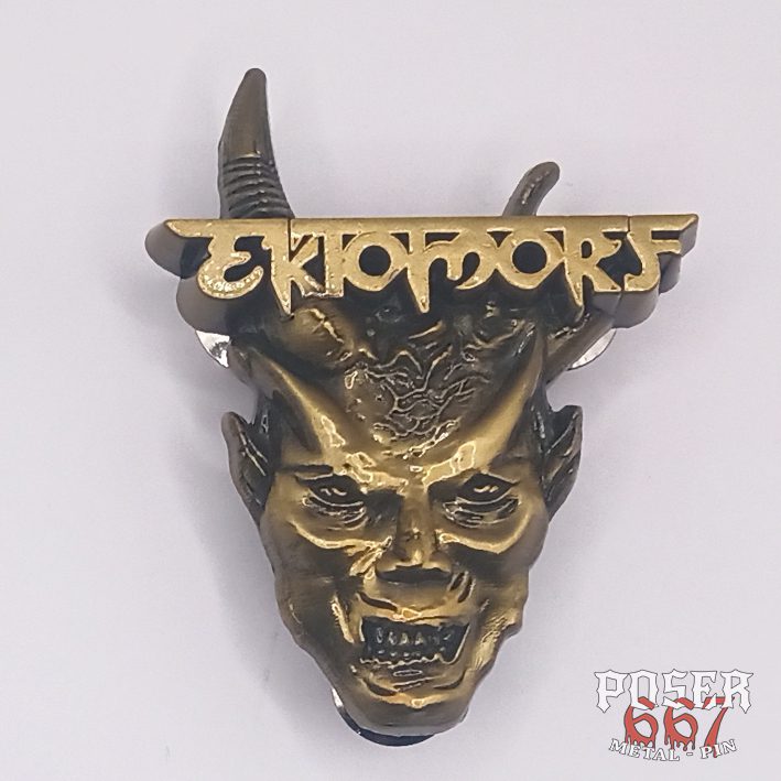 poser667-ektomorf-vivid-black-3d-pin-anstecker-antik-silber-5-cm image 4