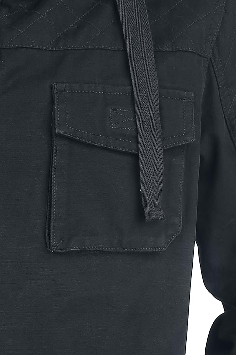 black-premium-winterjacke-herren-jacke-schwarz-streetwear image 5