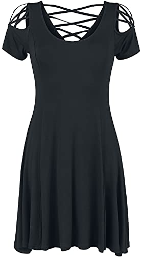 black-premium-by-emp-kleid-schwarz-runen-schn-rung-gr-e-m image 7
