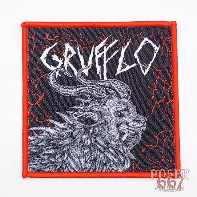 poser667-grufflo-making-art-patch-gewebt-9-5-cm-schwarz image 1