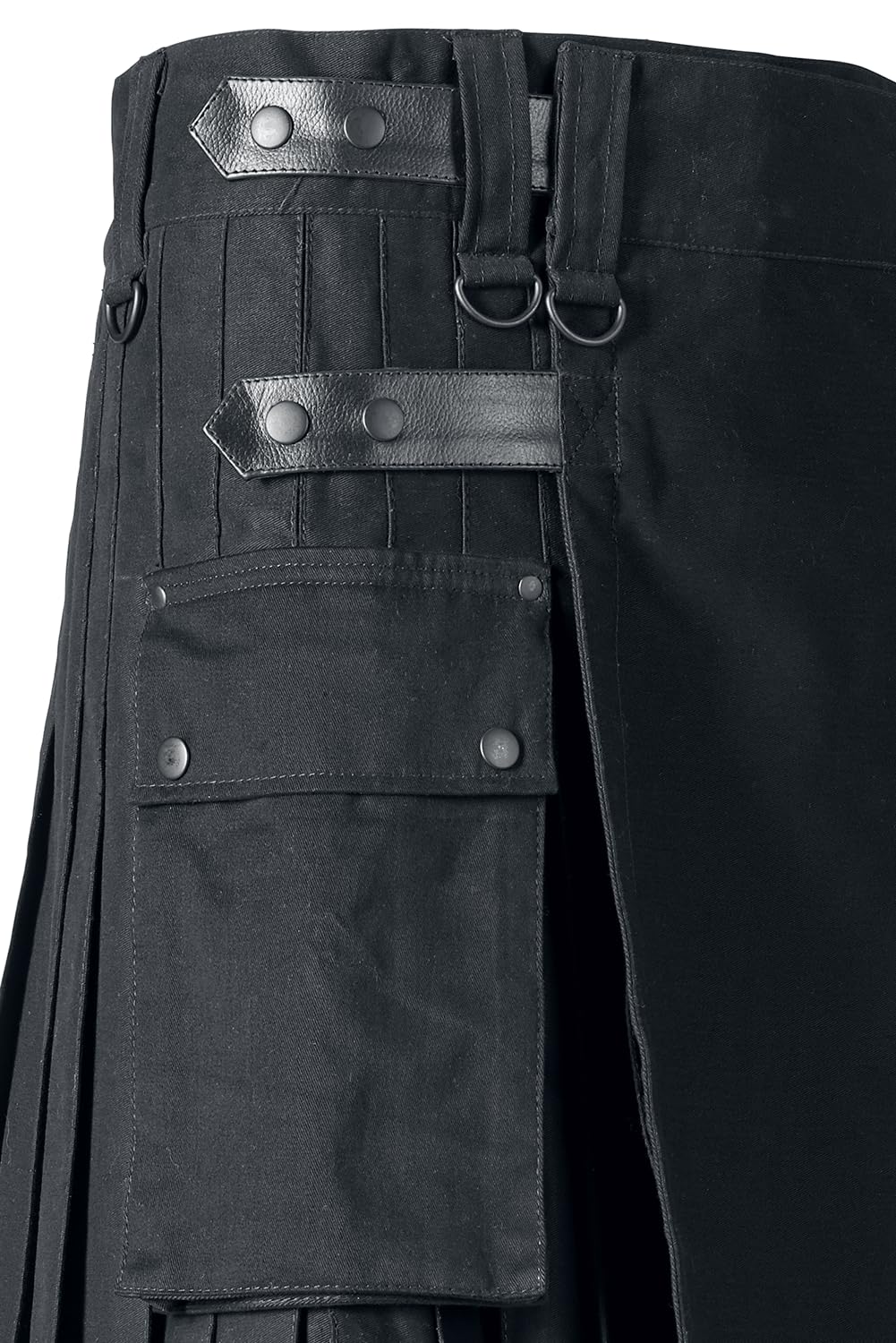 black-premium-by-emp-kilt-herren-l-schwarz-mit-tasche image 5